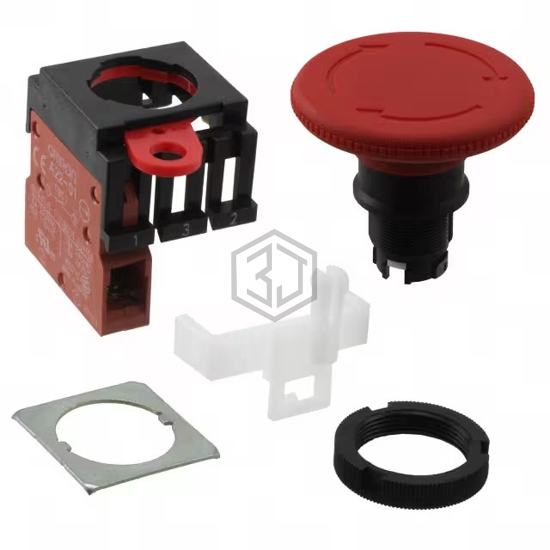 A22E-L-01 - Omron Automation and Safety - Emergency Stop (E-Stop) Switches