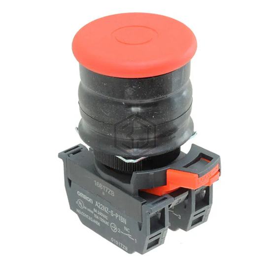 A22NE-MP-P202-N-69K - Omron Automation and Safety - Emergency Stop (E-Stop) Switches