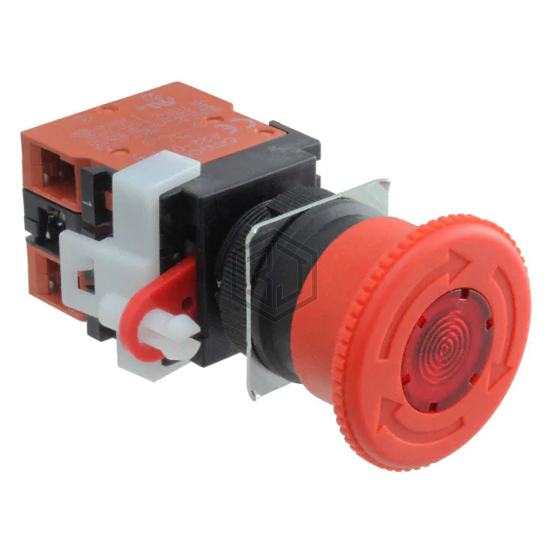 A22EL-M-T2-02 - Omron Automation and Safety - Emergency Stop (E-Stop) Switches