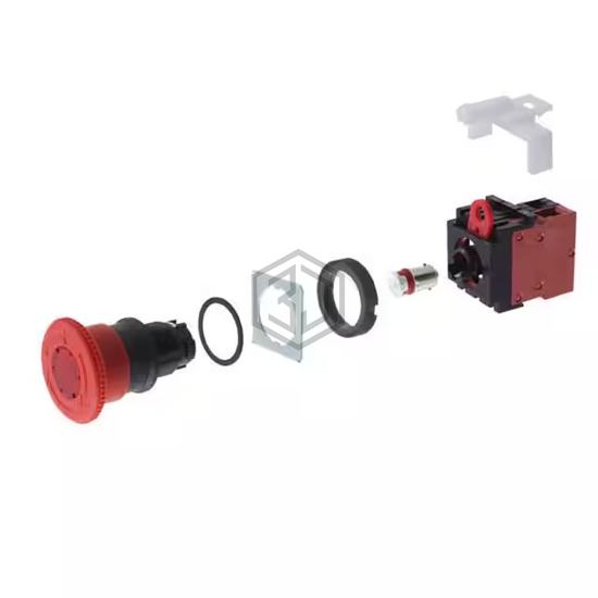 A22EL-M-T1-01 - Omron Automation and Safety - Emergency Stop (E-Stop) Switches