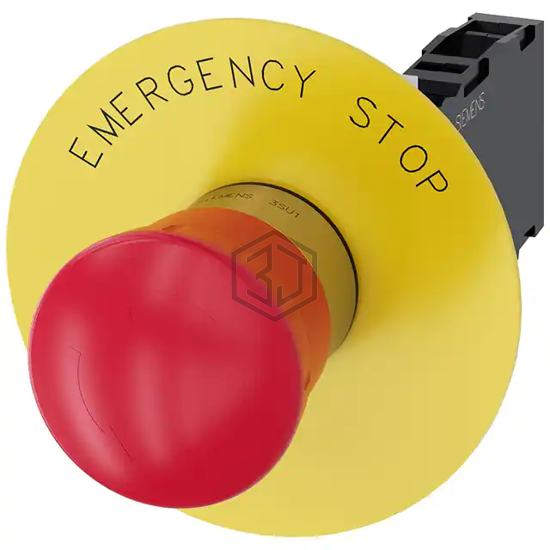 3SU11501HB201FG0 - Siemens - Emergency Stop (E-Stop) Switches