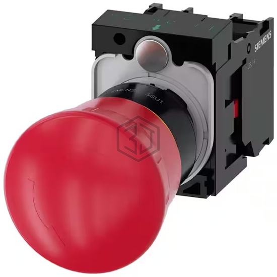 3SU11001HB201PA0 - Siemens - Emergency Stop (E-Stop) Switches