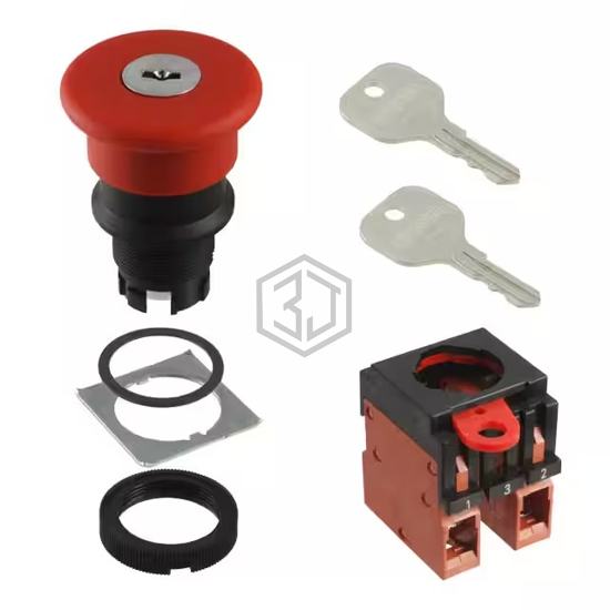 A22E-MK-02 - Omron Automation and Safety - Emergency Stop (E-Stop) Switches