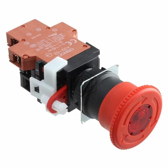 A22ELM24A12 - Omron Automation and Safety - Emergency Stop (E-Stop) Switches