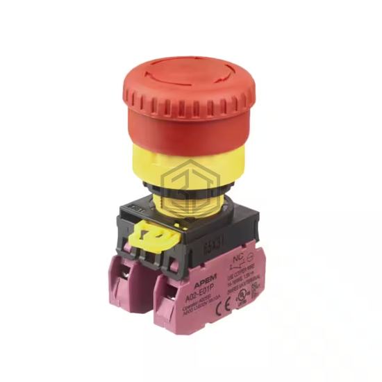 A02ESI3B102IX0 - APEM Inc. - Emergency Stop (E-Stop) Switches