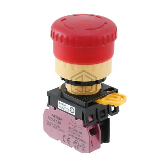 A02ESI4B101IR2 - APEM Inc. - Emergency Stop (E-Stop) Switches