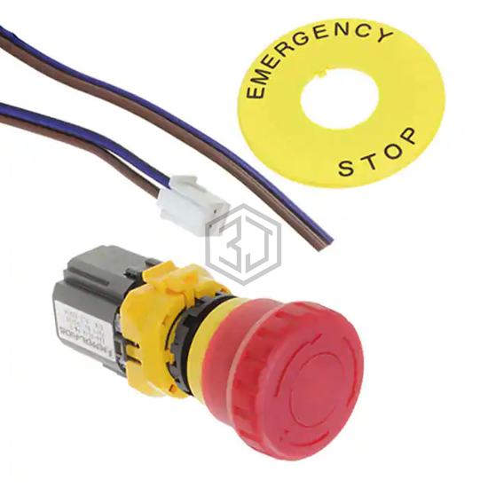 VAA-2E1A-PM-S - Pepperl+Fuchs, Inc. - Emergency Stop (E-Stop) Switches