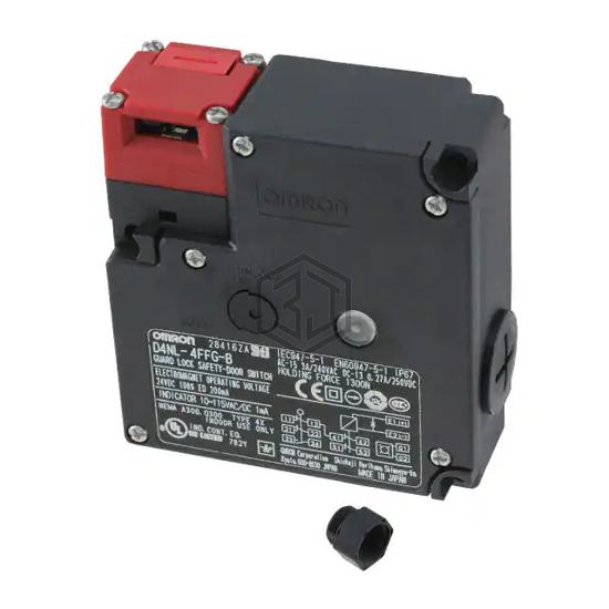 D4NL-4FFG-B-NPT - Omron Automation and Safety - Interlock Switches
