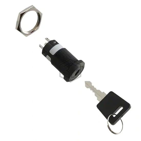 CKM12BFW01-001 - NKK Switches - Keylock Switches