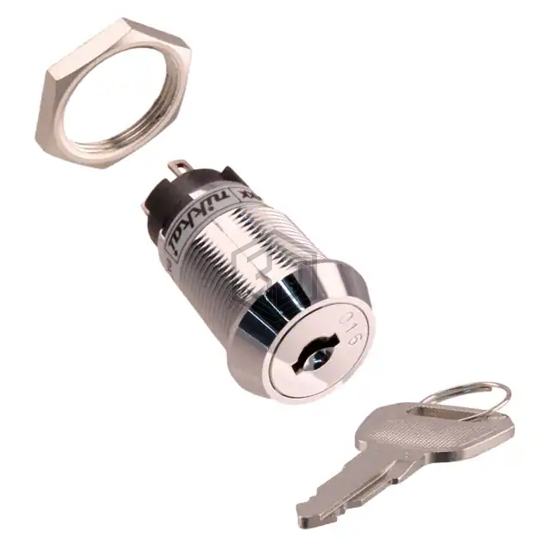 CKL12BFW01-009 - NKK Switches - Keylock Switches