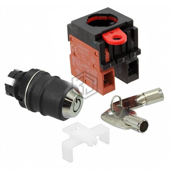 A22TK-2LR-11-K05 - Omron Automation and Safety - Keylock Switches