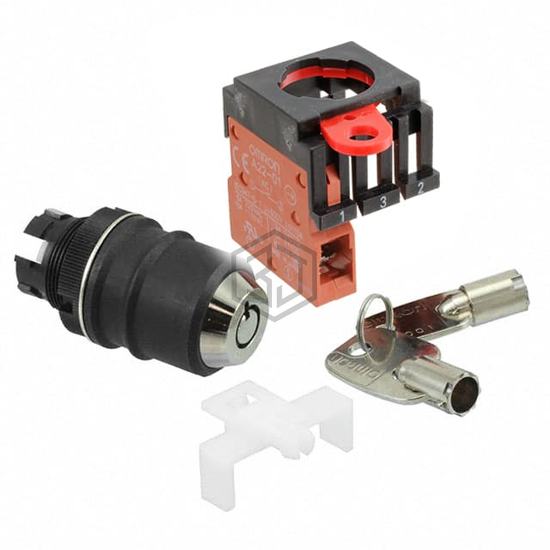 A22TK-2RR-01-K01 - Omron Automation and Safety - Keylock Switches