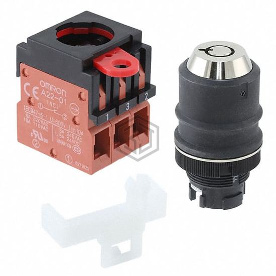 A22TK-2LL-03-01 - Omron Automation and Safety - Keylock Switches