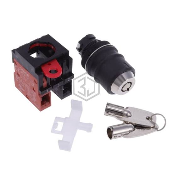A22TK-2LR-11-K03 - Omron Automation and Safety - Keylock Switches