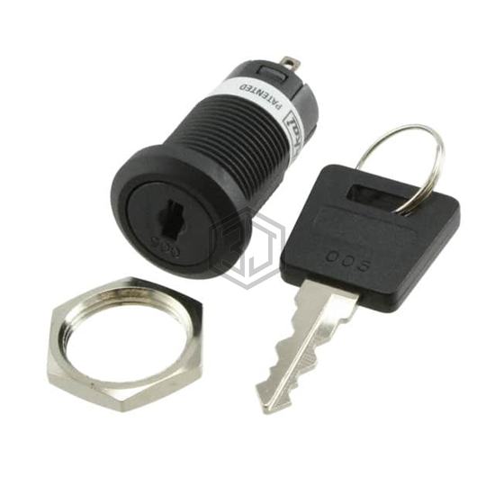 CKM12BFW01-005 - NKK Switches - Keylock Switches