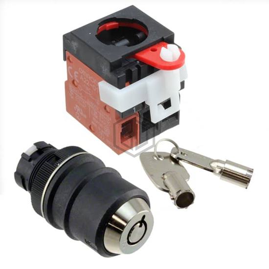 A22TK-2LL-21-K02 - Omron Automation and Safety - Keylock Switches