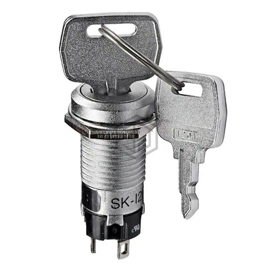 SK12BAW01/C-UL - NKK Switches - Keylock Switches