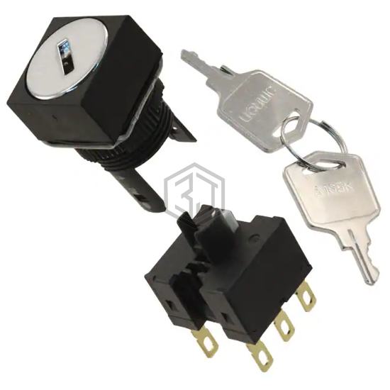 A165K-A3ML-2 - Omron Automation and Safety - Keylock Switches