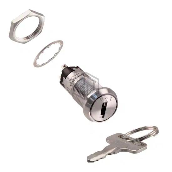 SK12BDW01 - NKK Switches - Keylock Switches