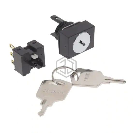 A165K-J2AL-1 - Omron Automation and Safety - Keylock Switches