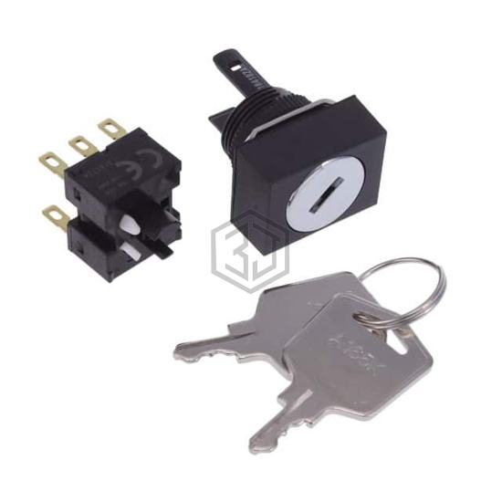 A165K-J3MR-2 - Omron Automation and Safety - Keylock Switches