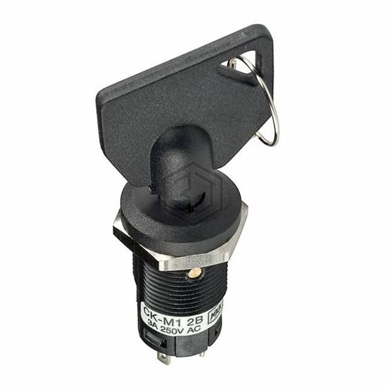 CKM12BTW01-020 - NKK Switches - Keylock Switches