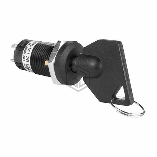 CKM12BTW01-025 - NKK Switches - Keylock Switches