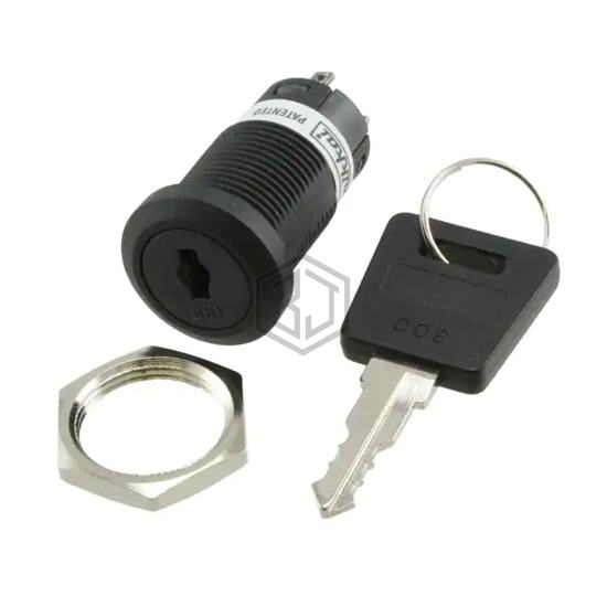 CKM12BFW01-009 - NKK Switches - Keylock Switches