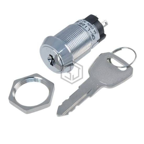 CKL12BFW01-015 - NKK Switches - Keylock Switches