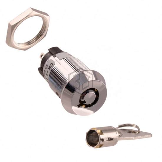 CKL12BTW01-008 - NKK Switches - Keylock Switches