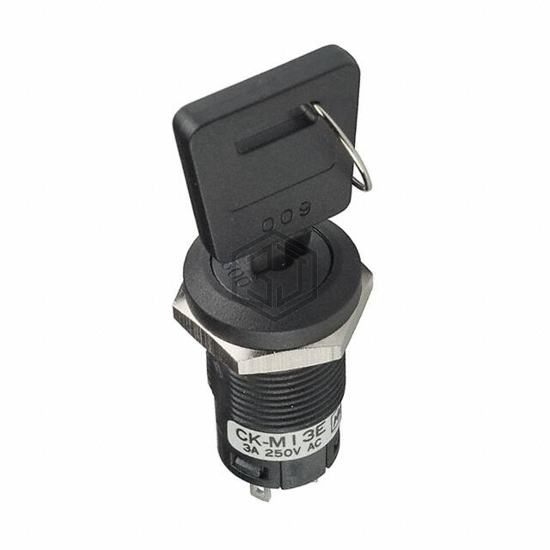 CKM13EFW01-009 - NKK Switches - Keylock Switches