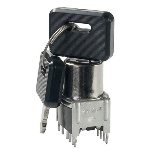 SK24EG13 - NKK Switches - Keylock Switches
