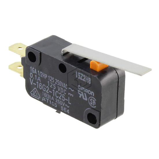 V-16G2-1C25-L(R) - Omron Electronics Inc-EMC Div - Limit Switches