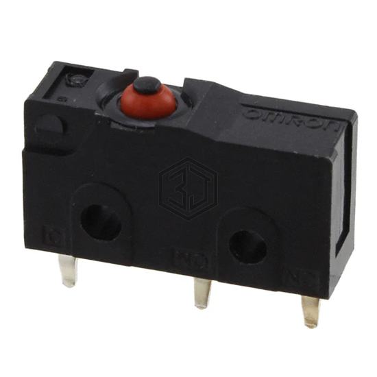 D2SW-3D - Omron Electronics Inc-EMC Div - Limit Switches