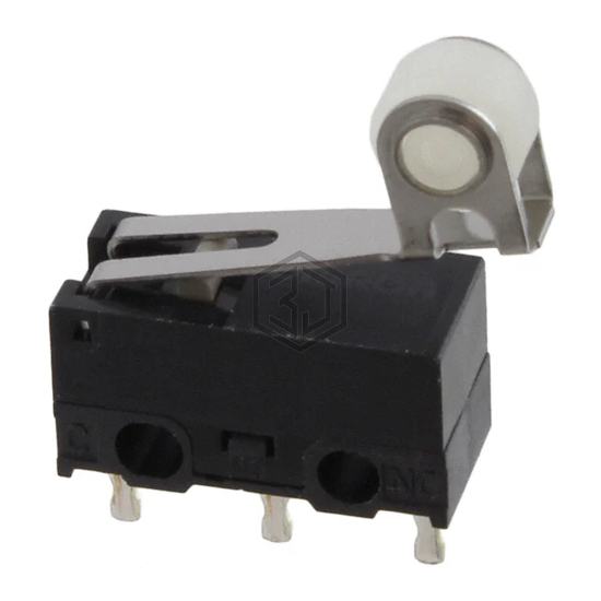 D2F-L2-T - Omron Electronics Inc-EMC Div - Limit Switches