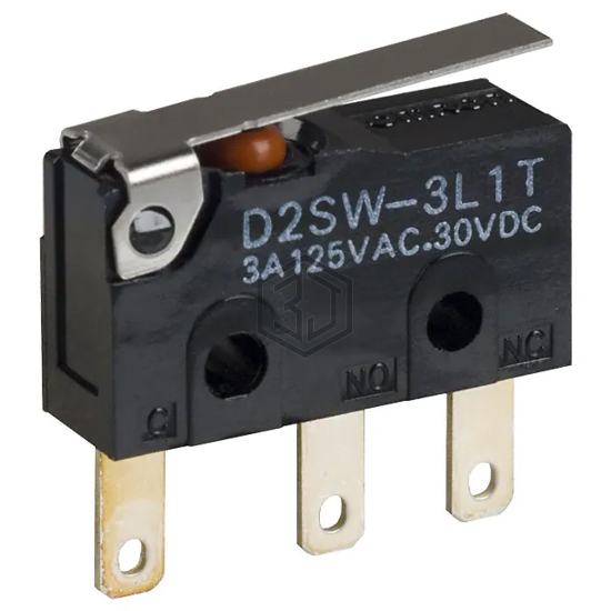 D2SW-3L12DS - Omron Electronics Inc-EMC Div - Limit Switches