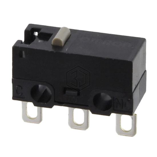 D2F-F-D3 - Omron Electronics Inc-EMC Div - Limit Switches