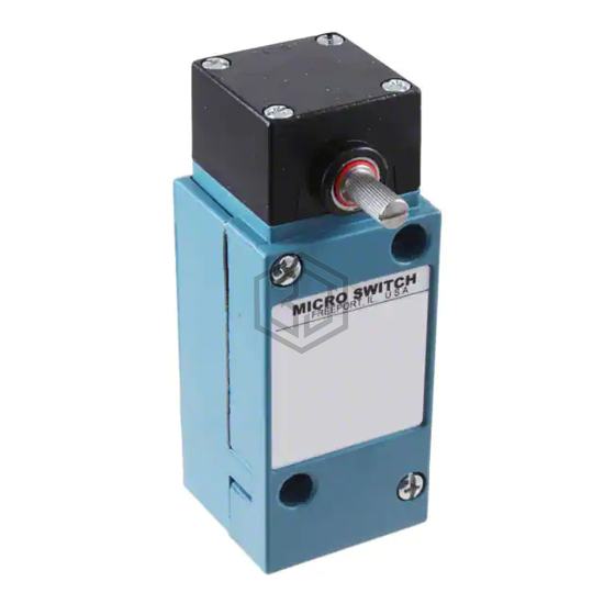 LSYMB6D - Honeywell Sensing and Productivity Solutions - Limit Switches