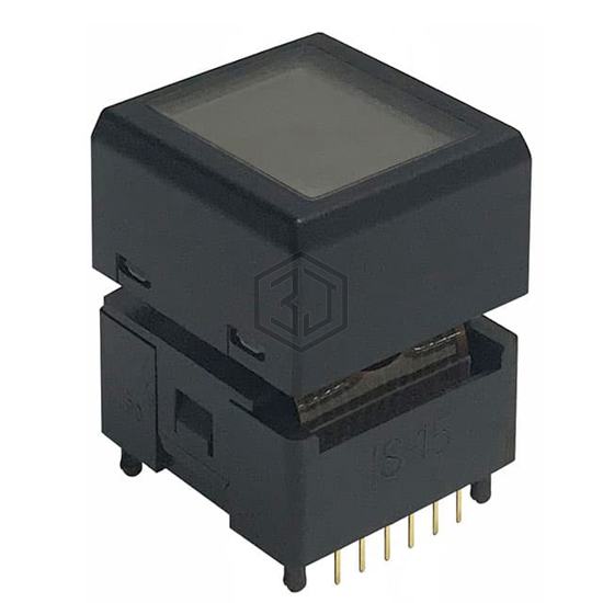 IS15BSBFP4RGB-BLK - NKK Switches - Programmable Display Switches