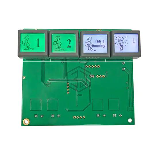 IS-S04G1LC-S - NKK Switches - Programmable Display Switches