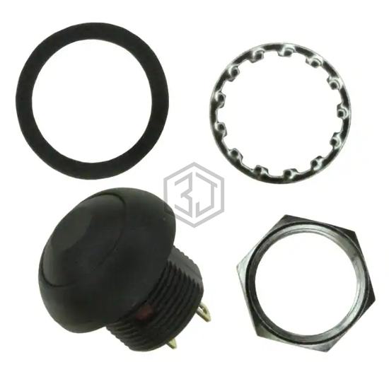 RP8100B2M1CEBLKBLKNIL - E-Switch - Pushbutton Switches