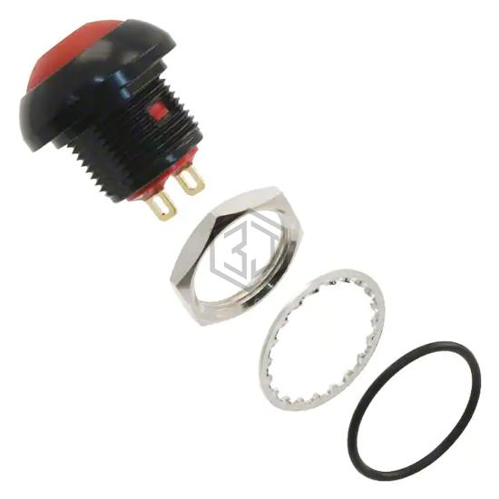 RP8300B2M1CEBLKREDNIL - E-Switch - Pushbutton Switches