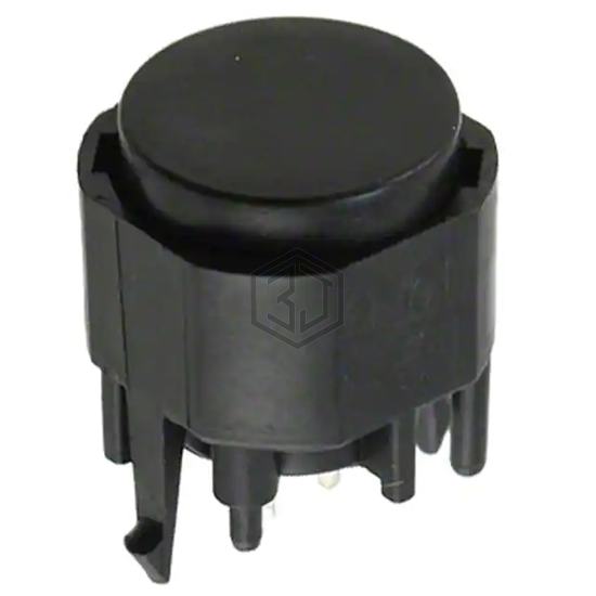 K12P BK 1 5N - C&K - Pushbutton Switches