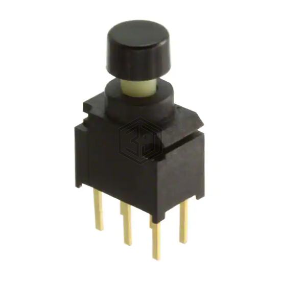 800UDP8P1A1M2RER1BLK - E-Switch - Pushbutton Switches