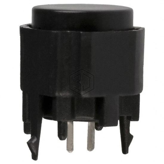 K12P BK 2 2.5N - C&K - Pushbutton Switches
