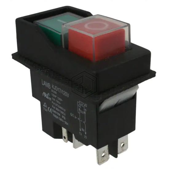 KJD17-22213-112 - E-Switch - Pushbutton Switches