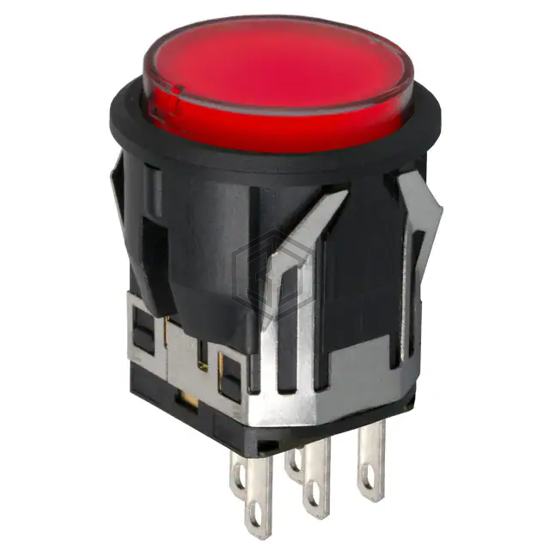 LB16CKW01-5C-JC - NKK Switches - Pushbutton Switches