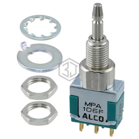 MPA106F - TE Connectivity ALCOSWITCH Switches - Pushbutton Switches