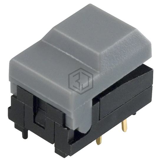 5501MGRYX - E-Switch - Pushbutton Switches