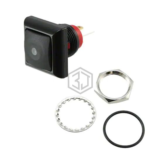 RP8400B2M1CEBLKBLKBLU - E-Switch - Pushbutton Switches